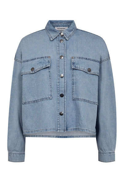 CindyCC Denimskjorta 114-Fade Denim - 35899 Thumbnail