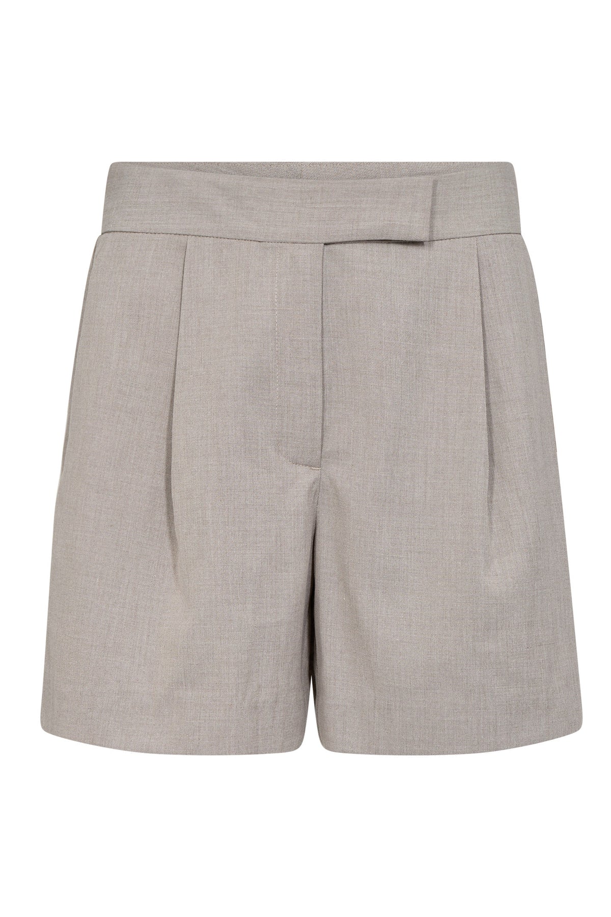 VidaCC Crop Pleat Shorts 118-Cashew - 31542