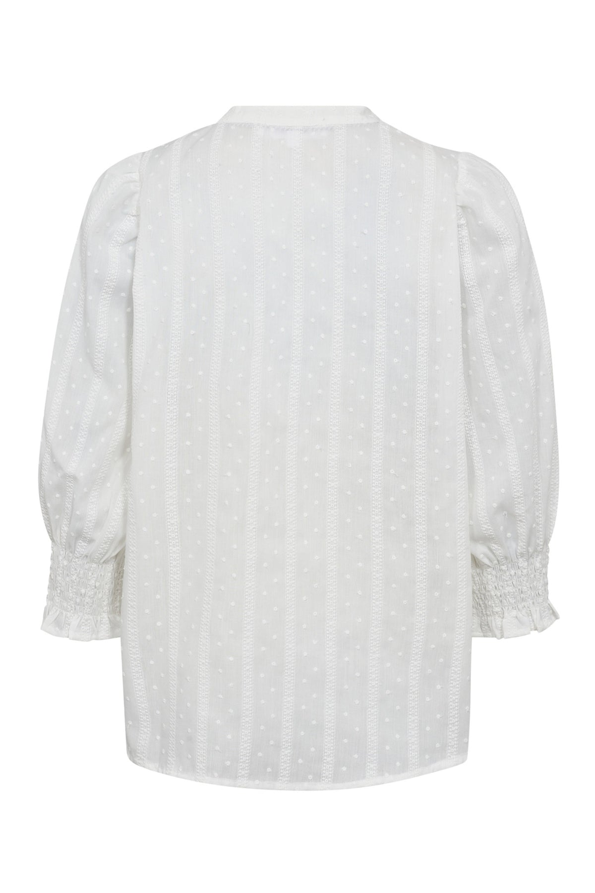 MaddieCC Frill SS Shirt 4000-Vit - 35819