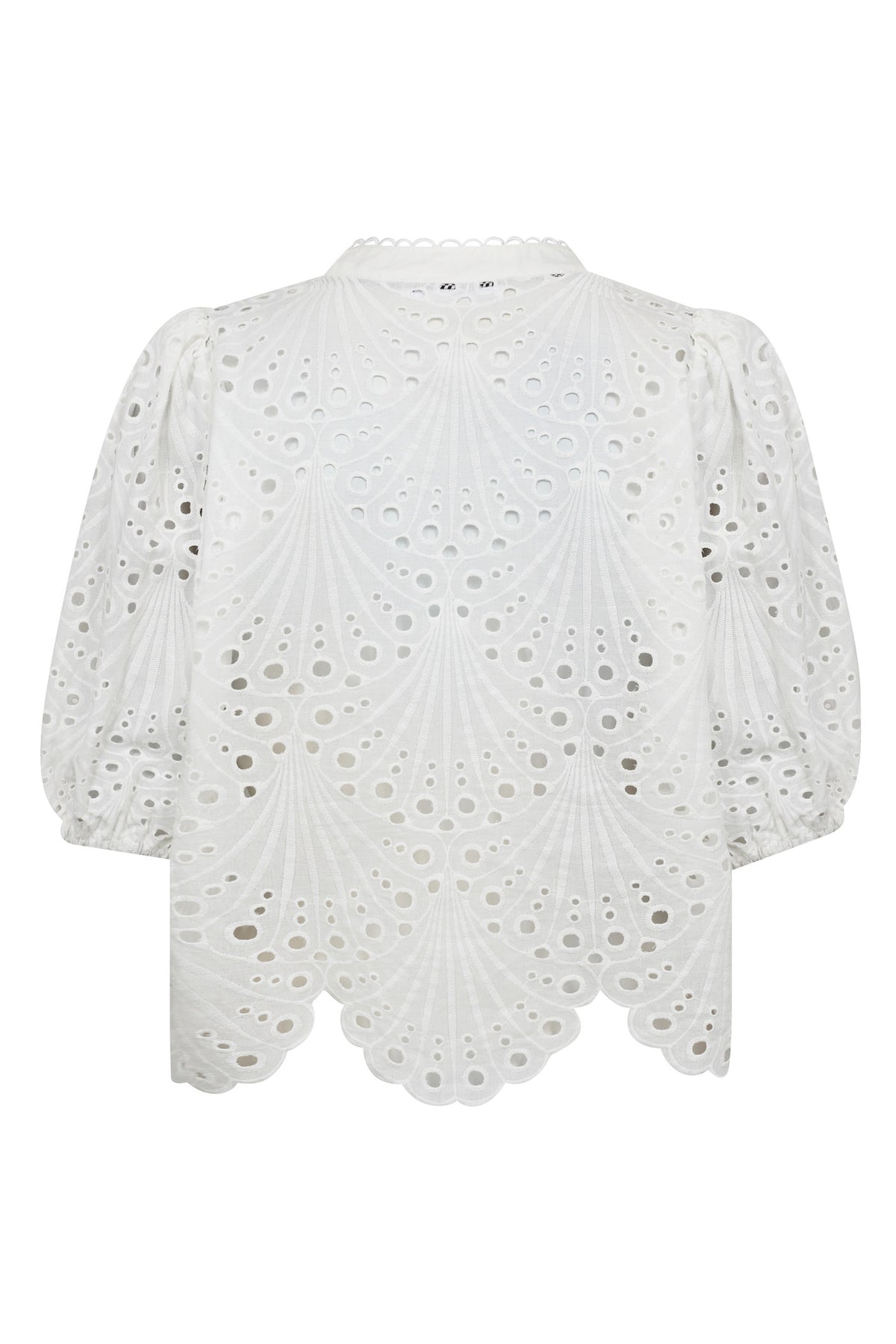 NayaCC Anglaise SS Shirt 4000-Vit - 35826