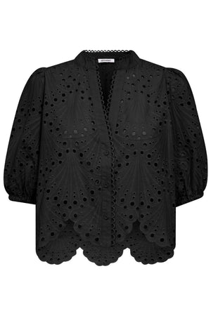 NayaCC Anglaise SS Shirt 96-Black - 35826