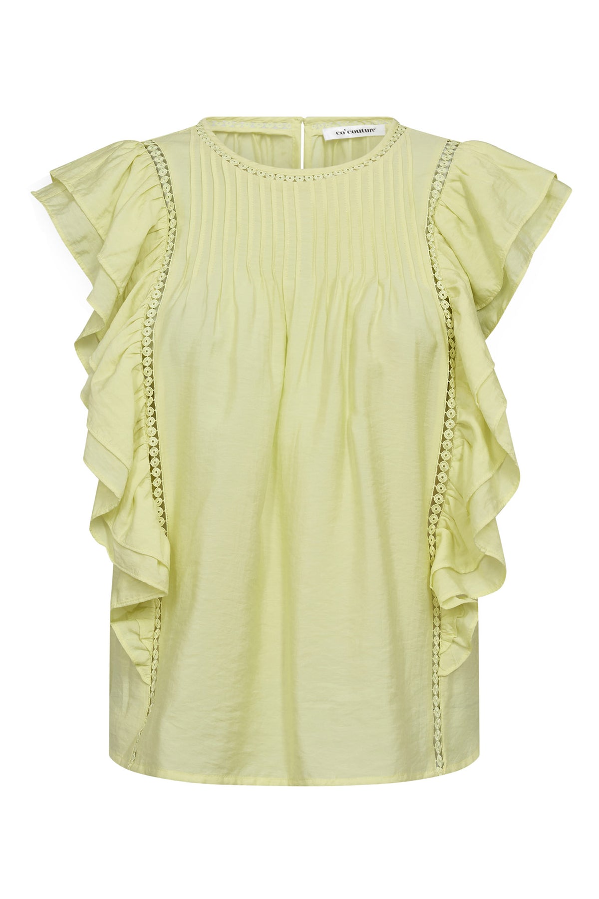 CallumCC Frill Pintuck Top 811-Citrus - 35830