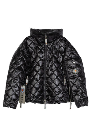 GINNY KORT DIAMANTJACKA POP. Svart - GINNY KORT DIAMANT