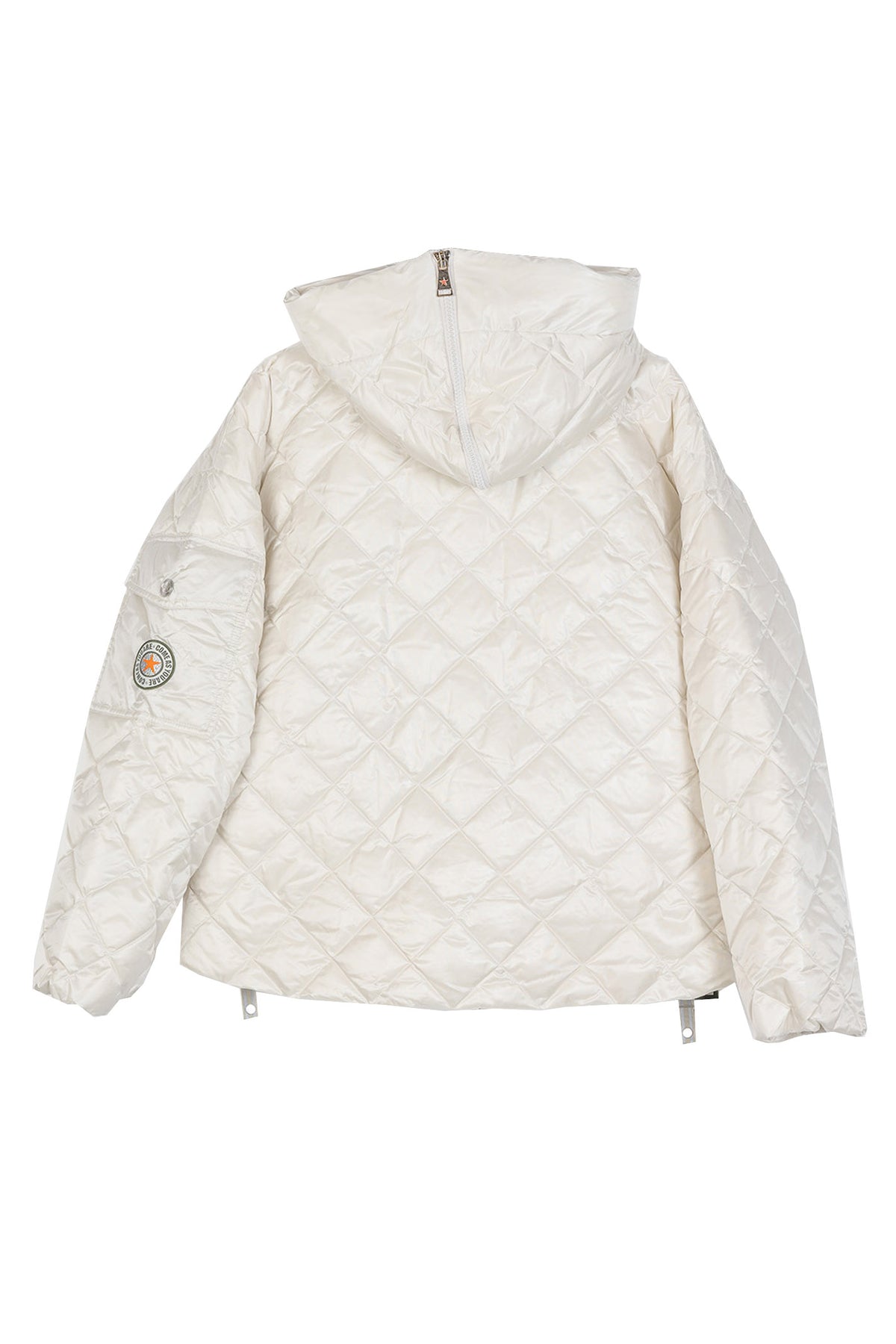 GINNY KORT DIAMANTJACKA POP. Vit - GINNY KORT DIAMANT