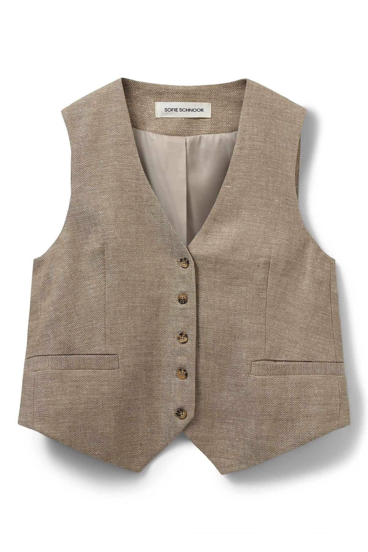 IDASW VEST 7055 Ljusbrun - S252436