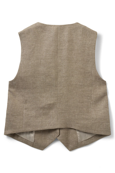 IDASW VEST 7055 Ljusbrun - S252436 Thumbnail