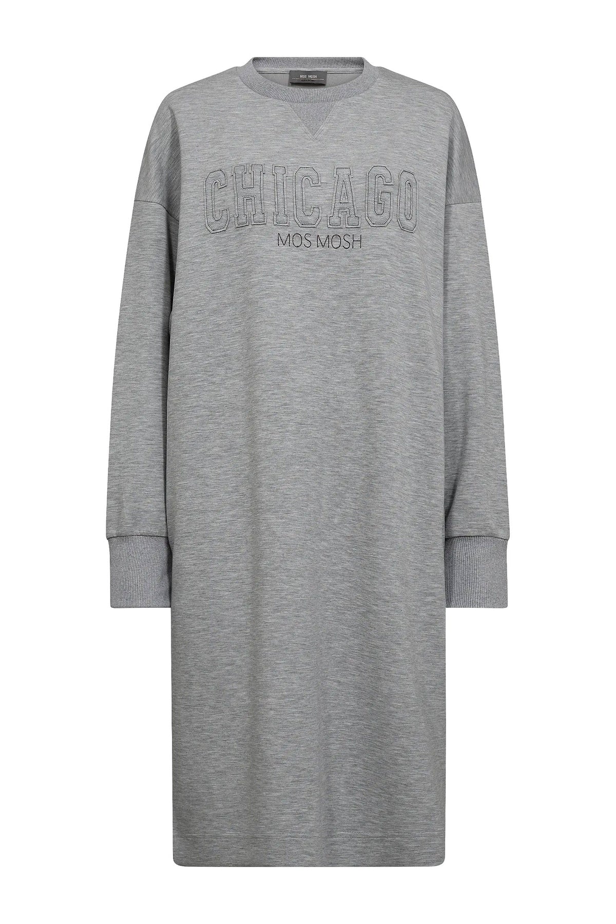 MMRenzi O-LS Sweatdress Grey Melange - 172750