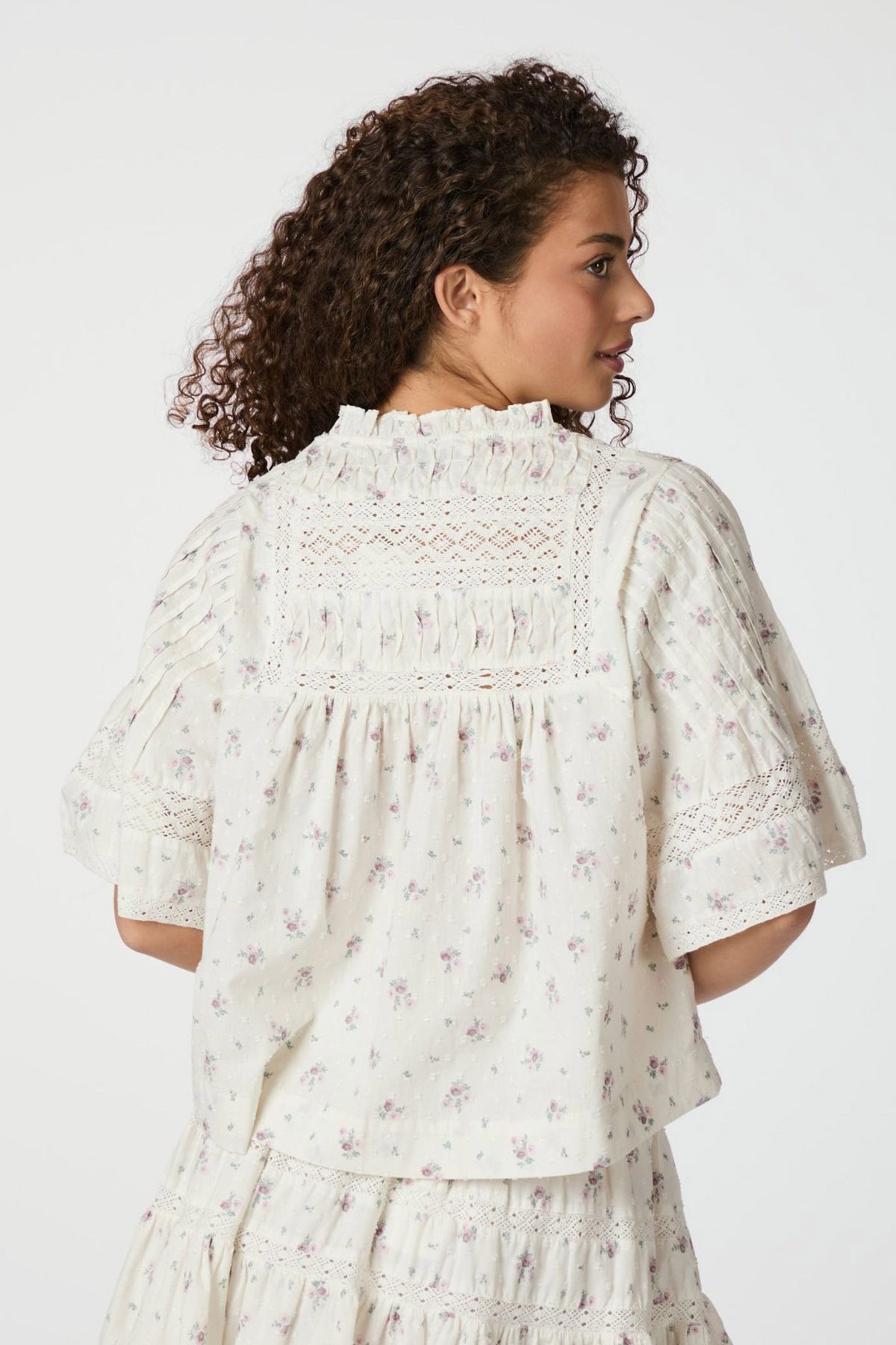 SIAMA DOBBY FLOWER OFF WHITE - 165279