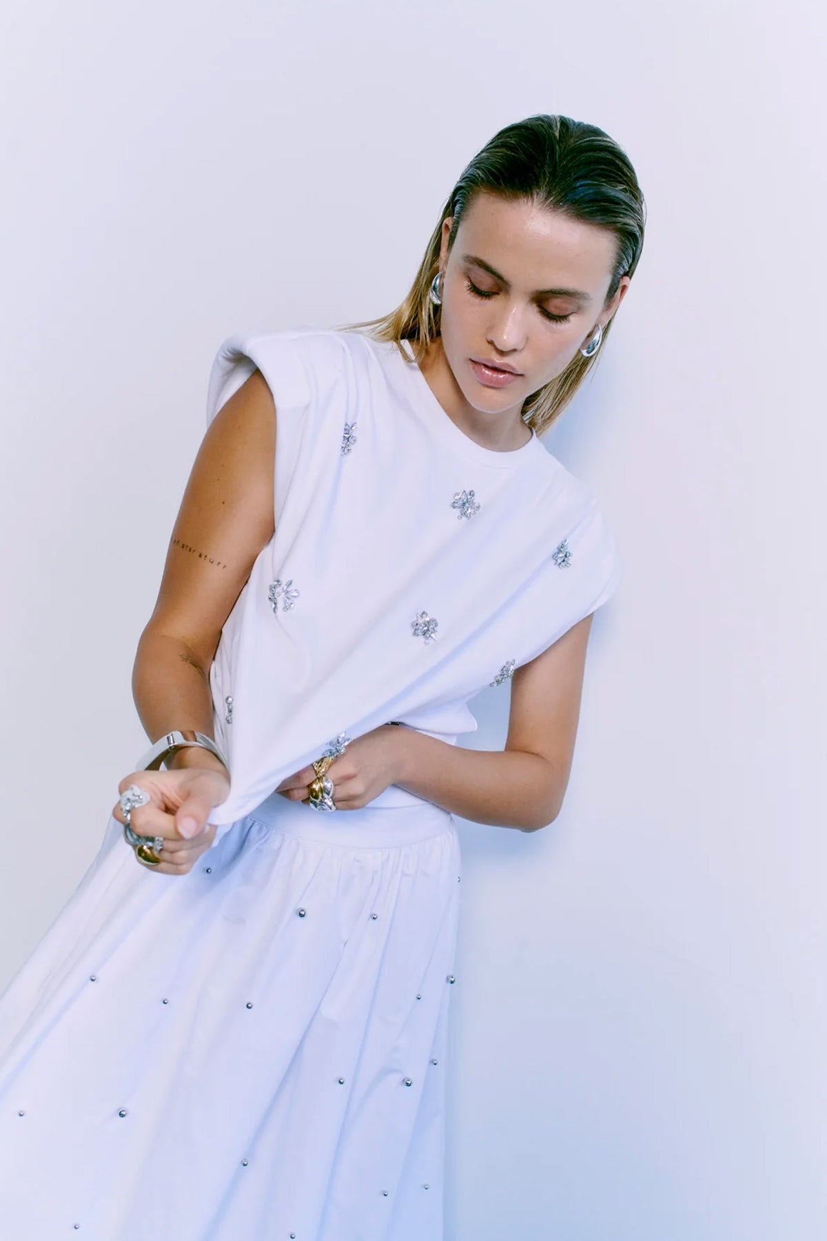 CMMUSE TEE Bright White - 206276
