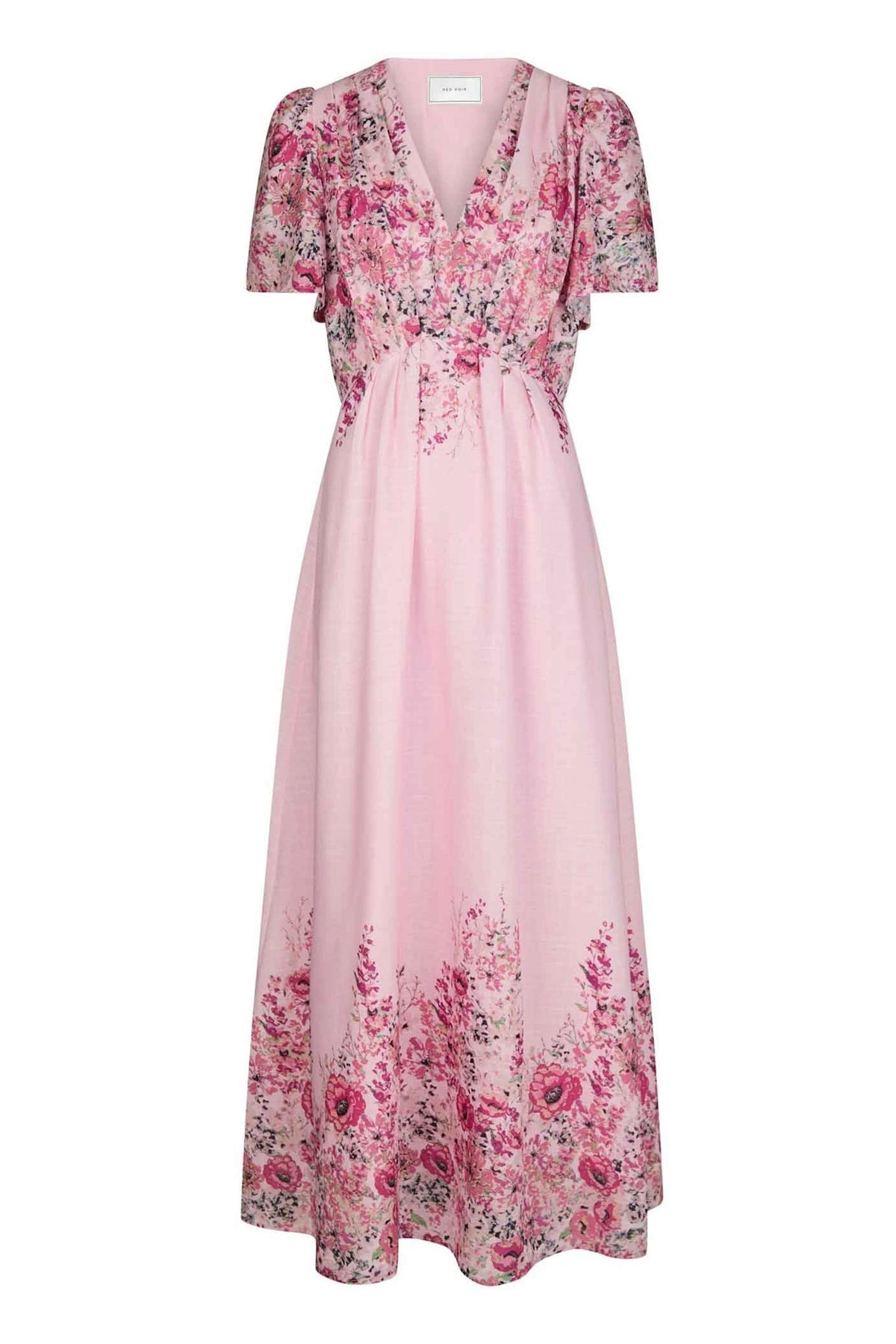 166177 SERNA FLOWER KLÄNNING LIGHT PINK