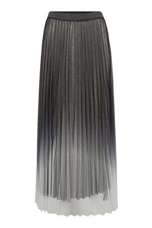 GlitterCC Plisserad kjol 930-Silver - 34211