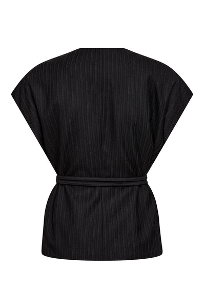 MaggieCC Wrap Top 96-Svart - 35857 Thumbnail