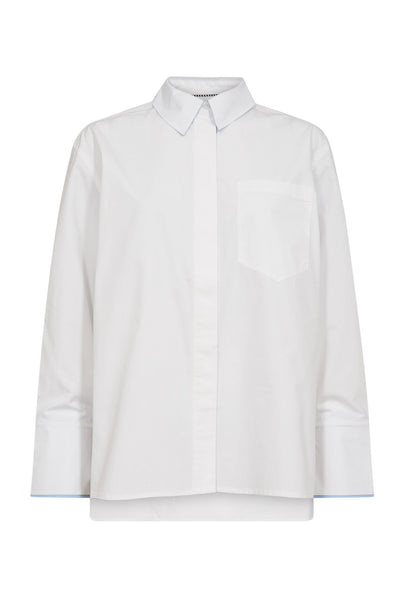 DonnaCC Fold Cuff Shirt 4000-Vit Thumbnail