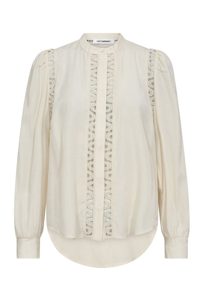 AilaCC Lace Shirt 11-Off white Thumbnail
