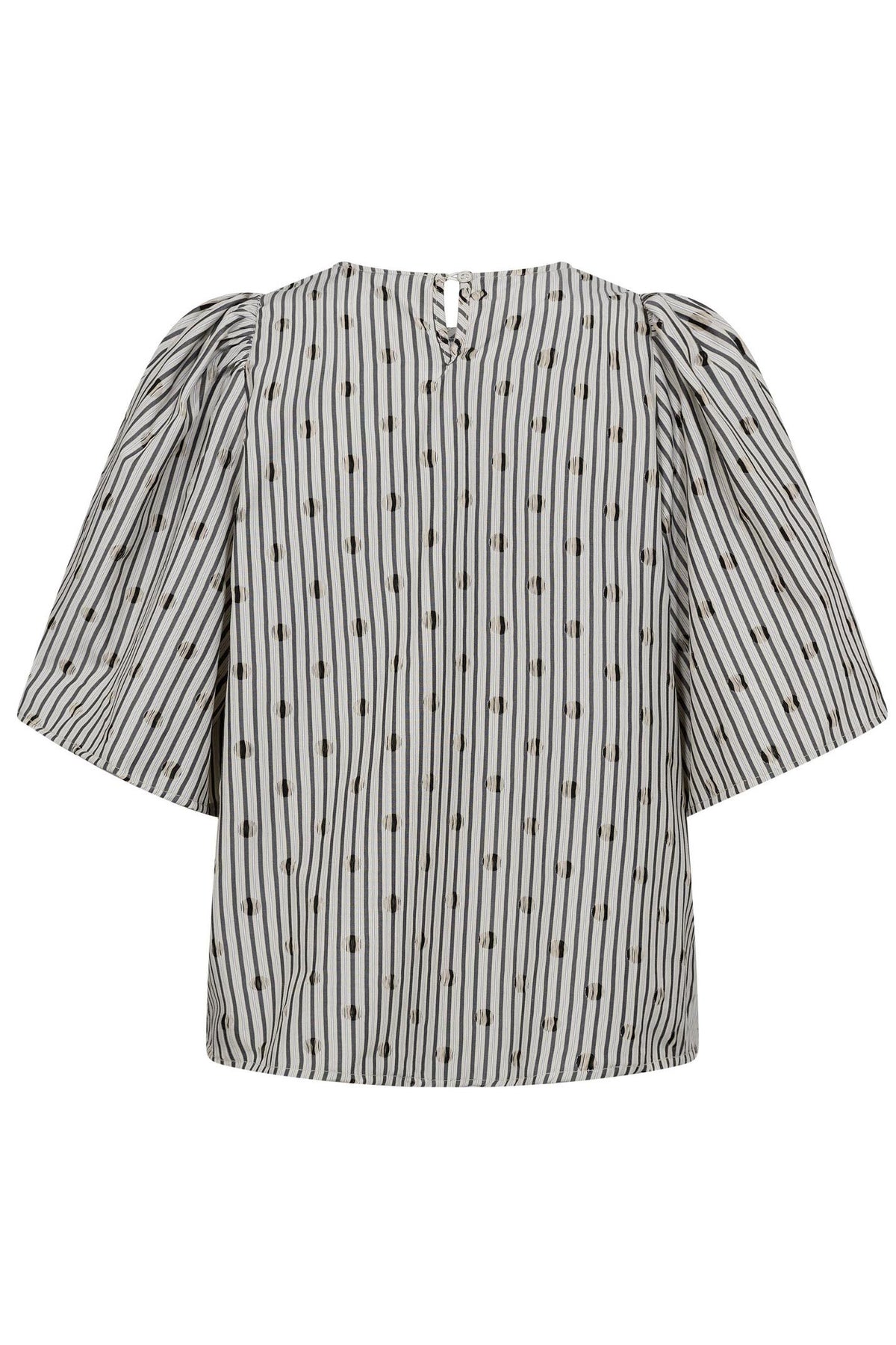 TrixieCC Dot Blouse 138-Ljusgrå - 35873