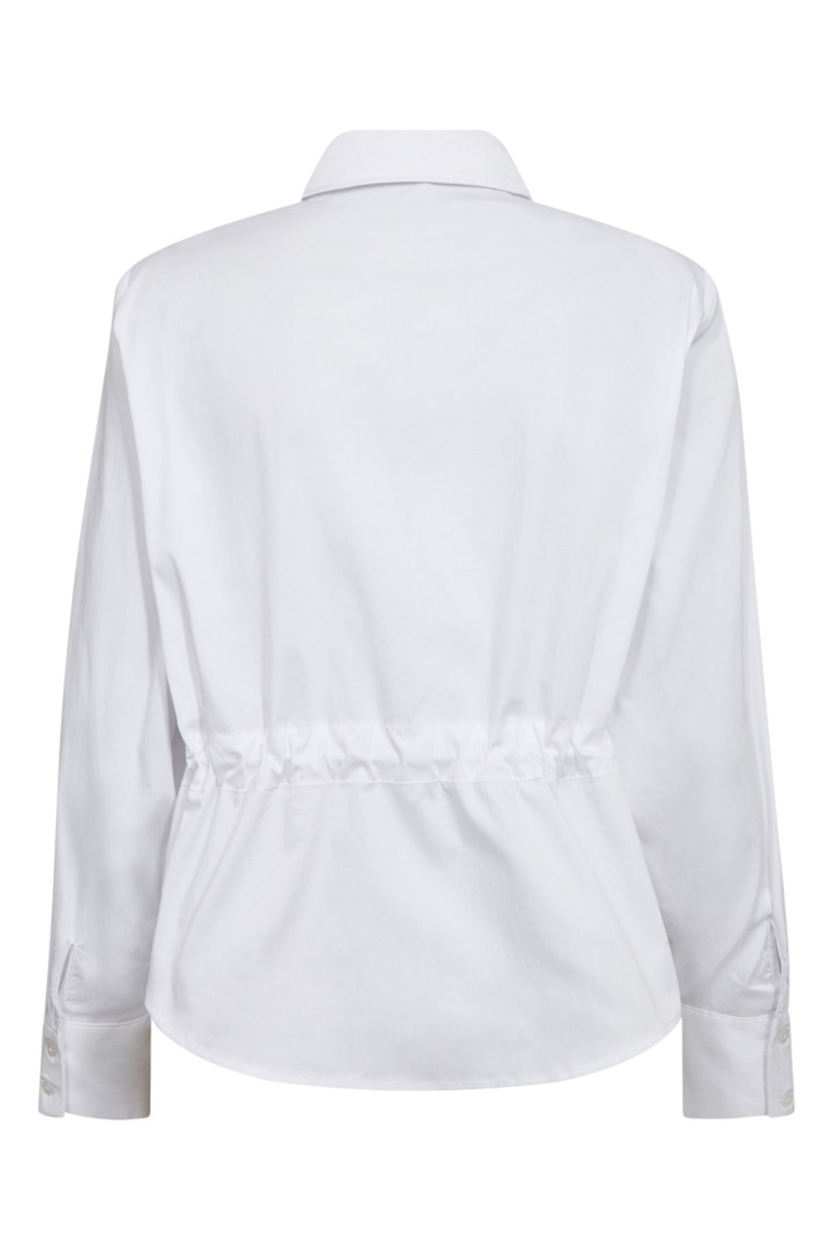 SannaCC Tie Waist Shirt 4000-Vit - 35893