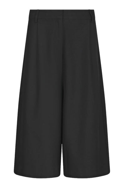 Rima Solid Shorts Black - 171228 Thumbnail