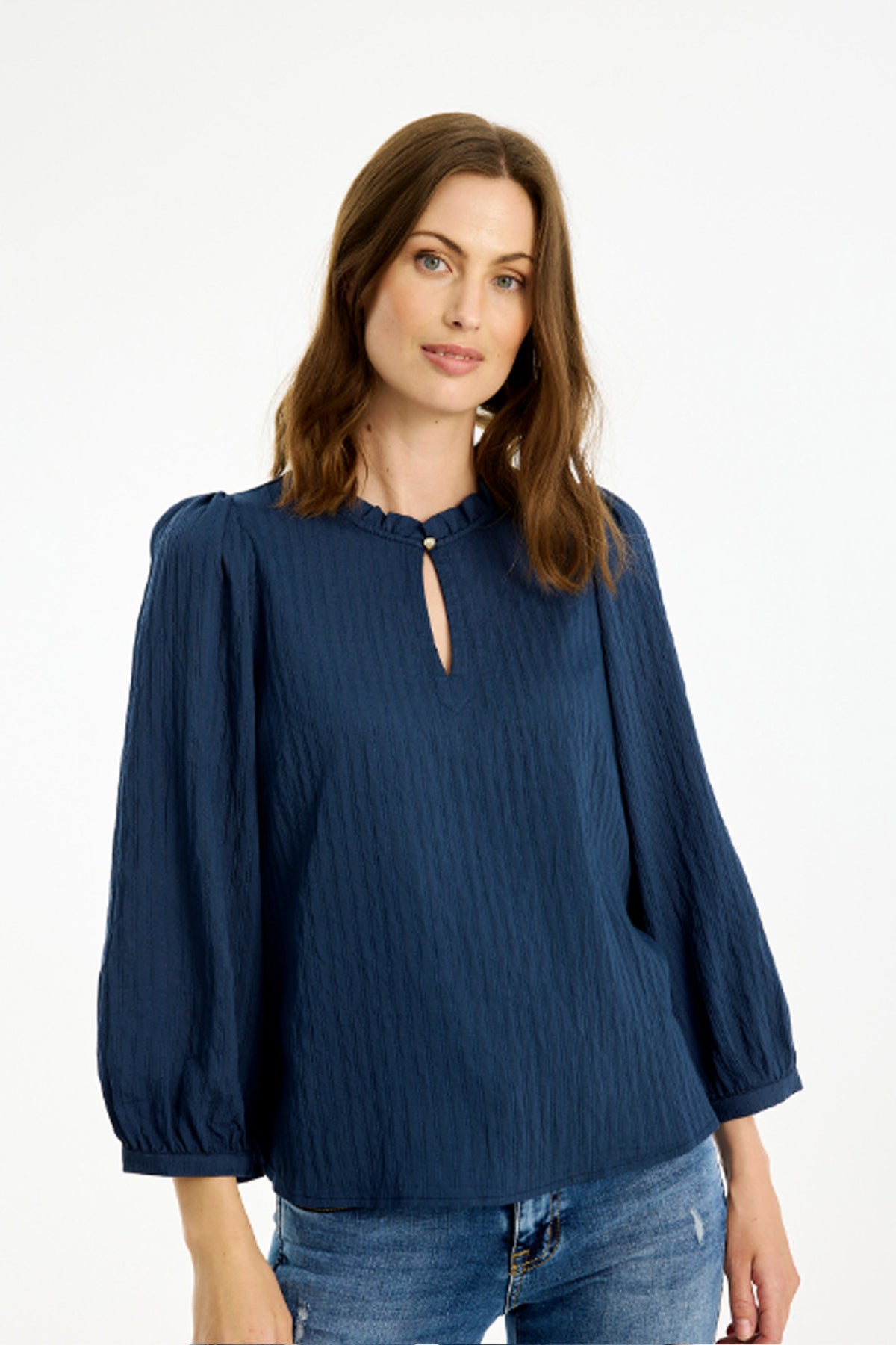 Franny blus Marinblå - 16759