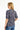 Grazia blus 1/2 ärm Blå - 16773