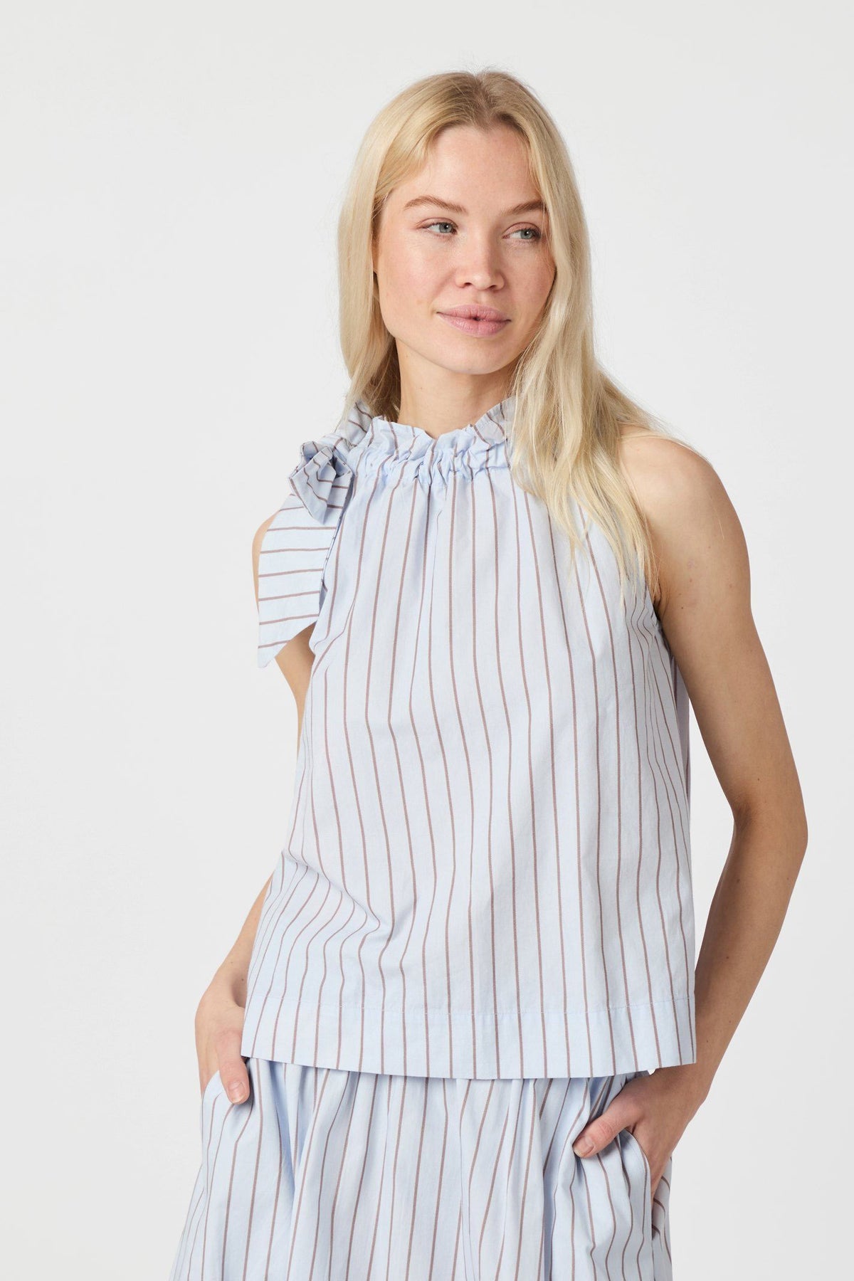 MAULA STRIPE Ljusblå - 165147