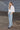 Flip Waist Pocket Jeans Bleached Denim - HL10179