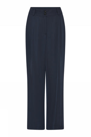 Maddeline, high waist wide leg 4978-Midnight - 58018/6738