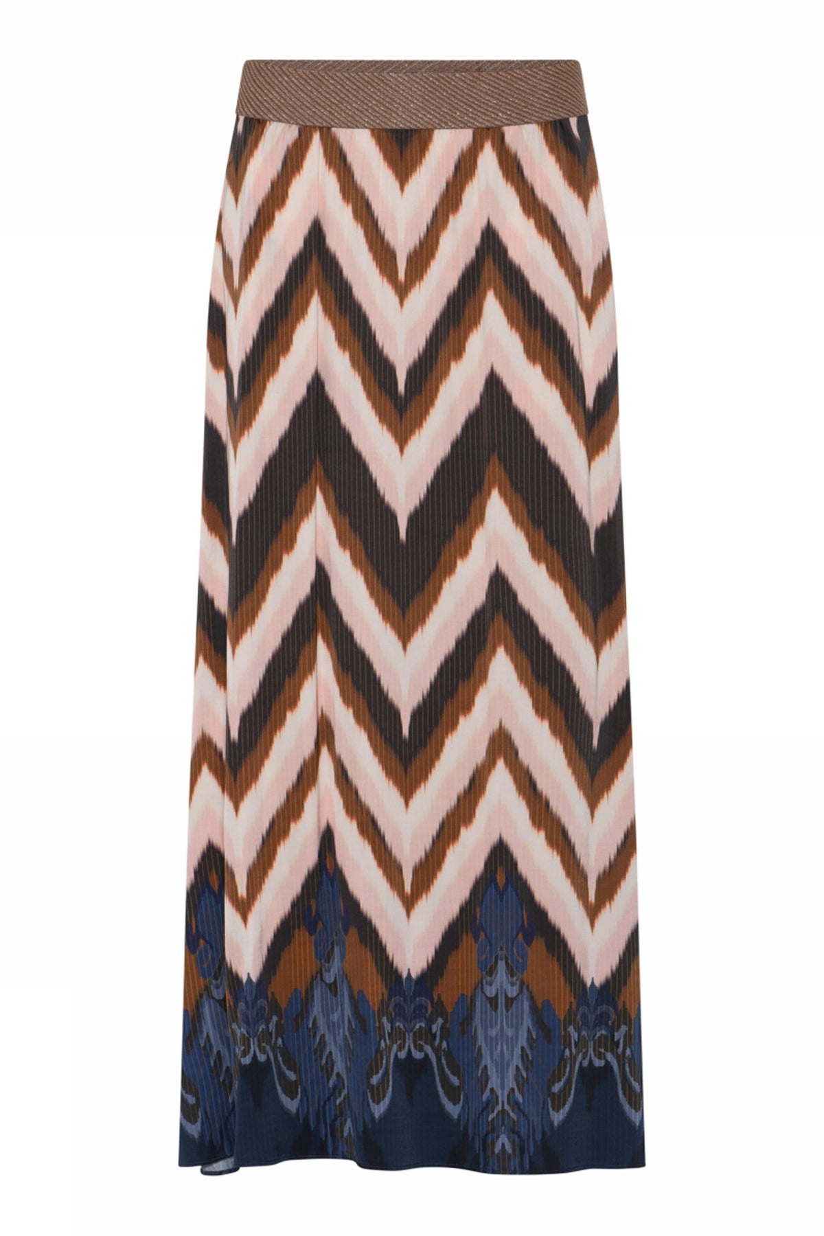 Lisa, lång kjol 84797-Navy/Rose - 58550/7580