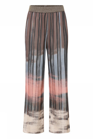 Bay, wide leg-byxor 82611-Rust/Ivory - 58012/7580