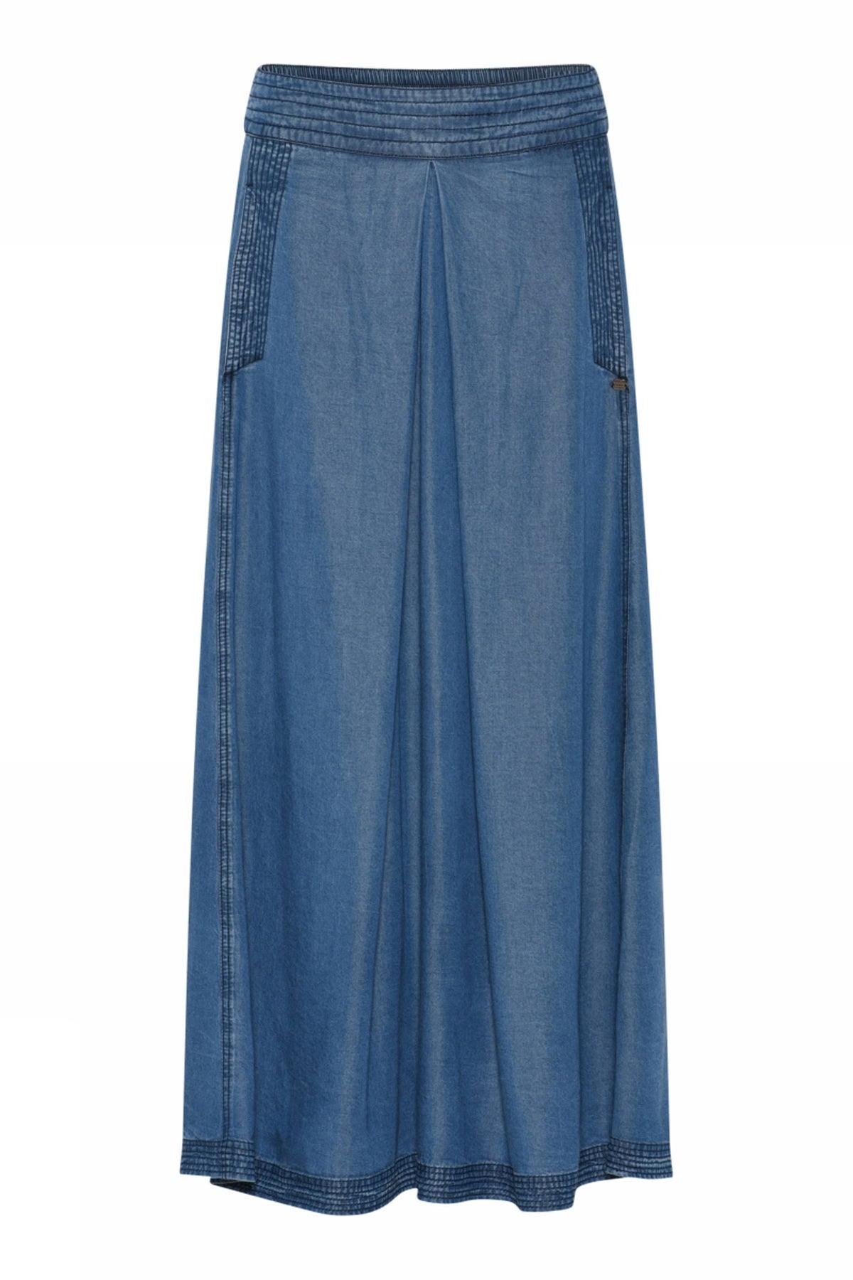 Mabell, midi+ kjol 94975-WashedBlue - 58556/7363