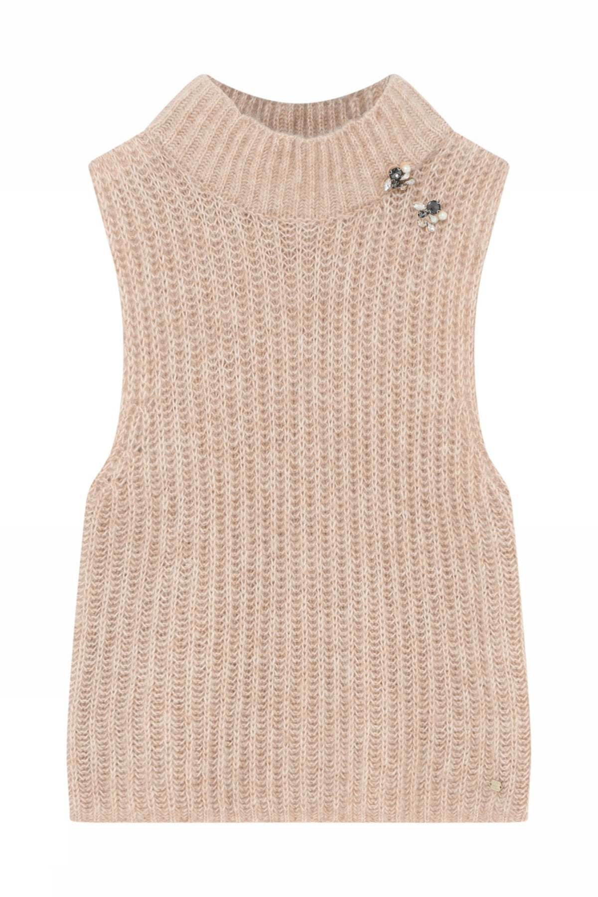 Kanita, stickad väst 92044-Neutral - 58809/3776