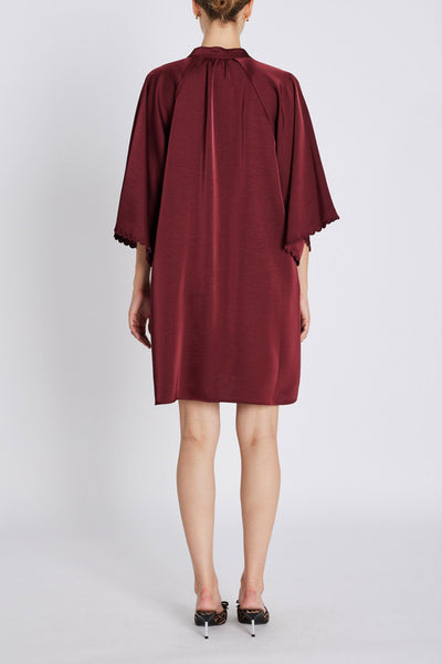 BeckiaBBWendisa klänning Burgundy - BBW4613 Thumbnail