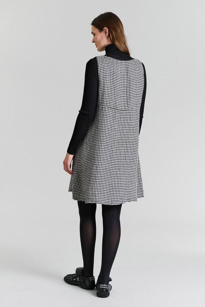Chesu ärmlös klänning BLACK/IVORY PEPITA - 256-2435-5297 Thumbnail