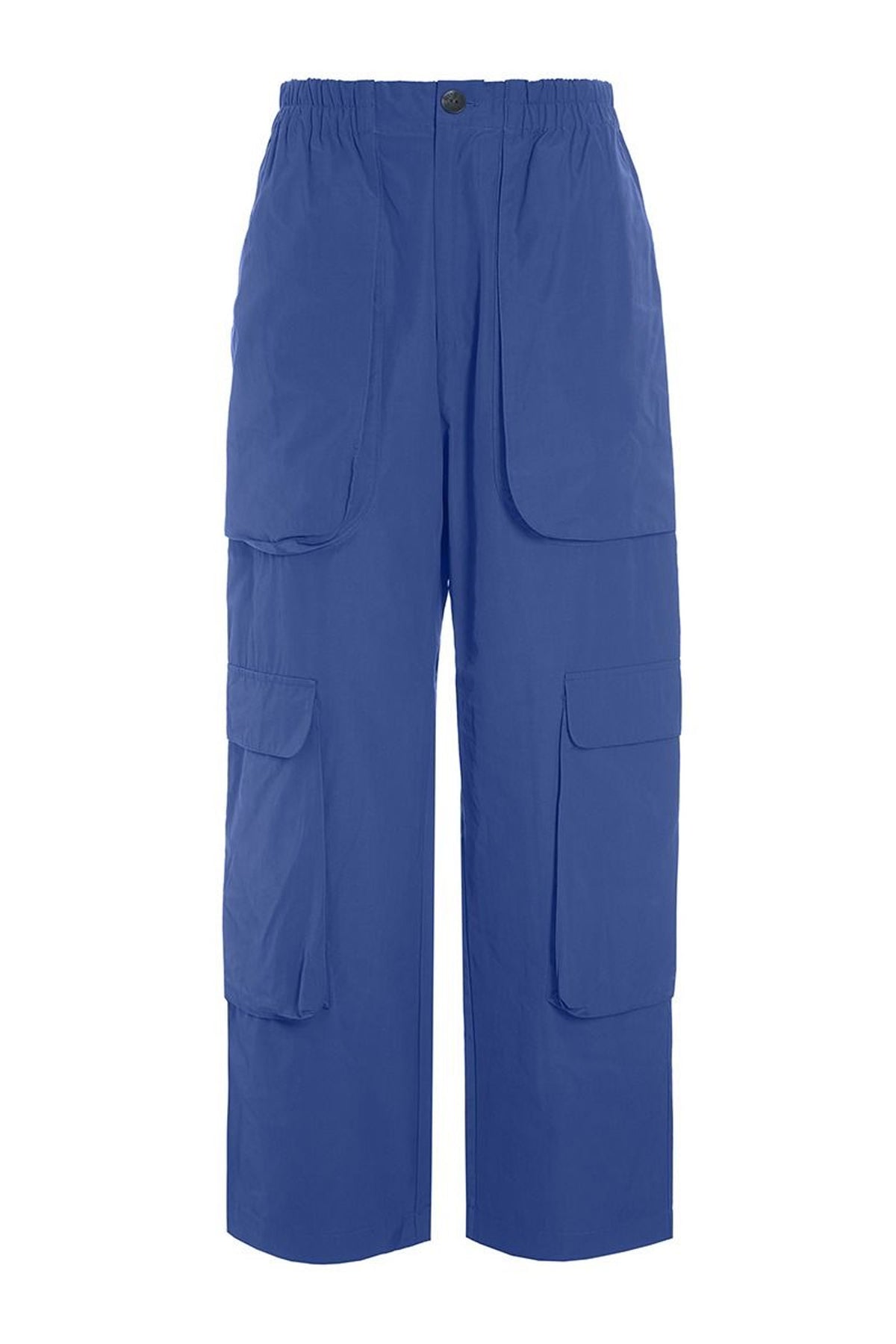 Fukkura poplin-fickbyxor Twilight Blue - 256-2380-5302