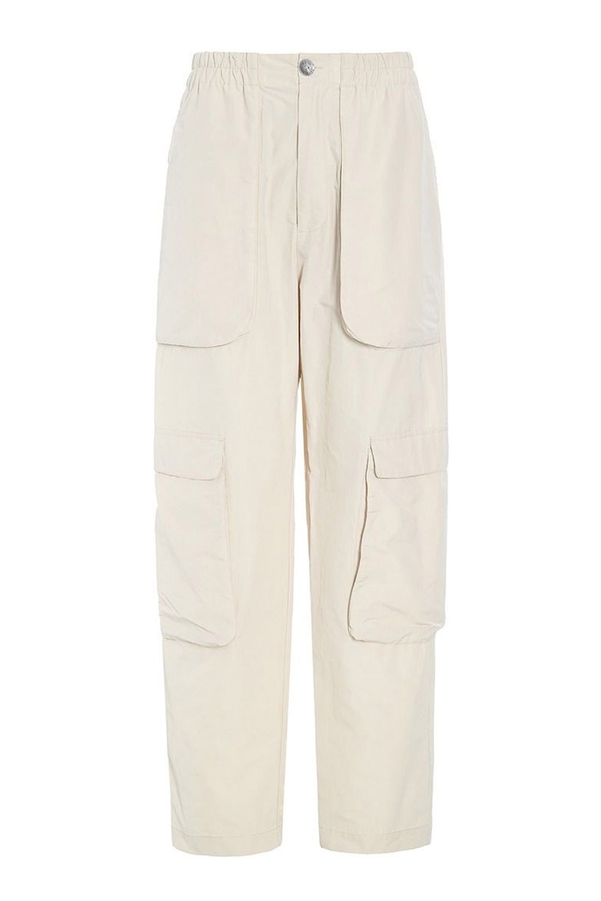 Fukkura poplin-fickbyxor IVORY - 256-2380-5302