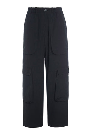 Fukkura poplin-fickbyxor Black - 256-2380-5302