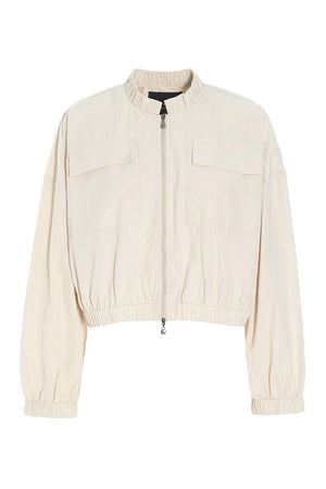 Fukkura poplin bomberjacka IVORY - 256-2380-5303