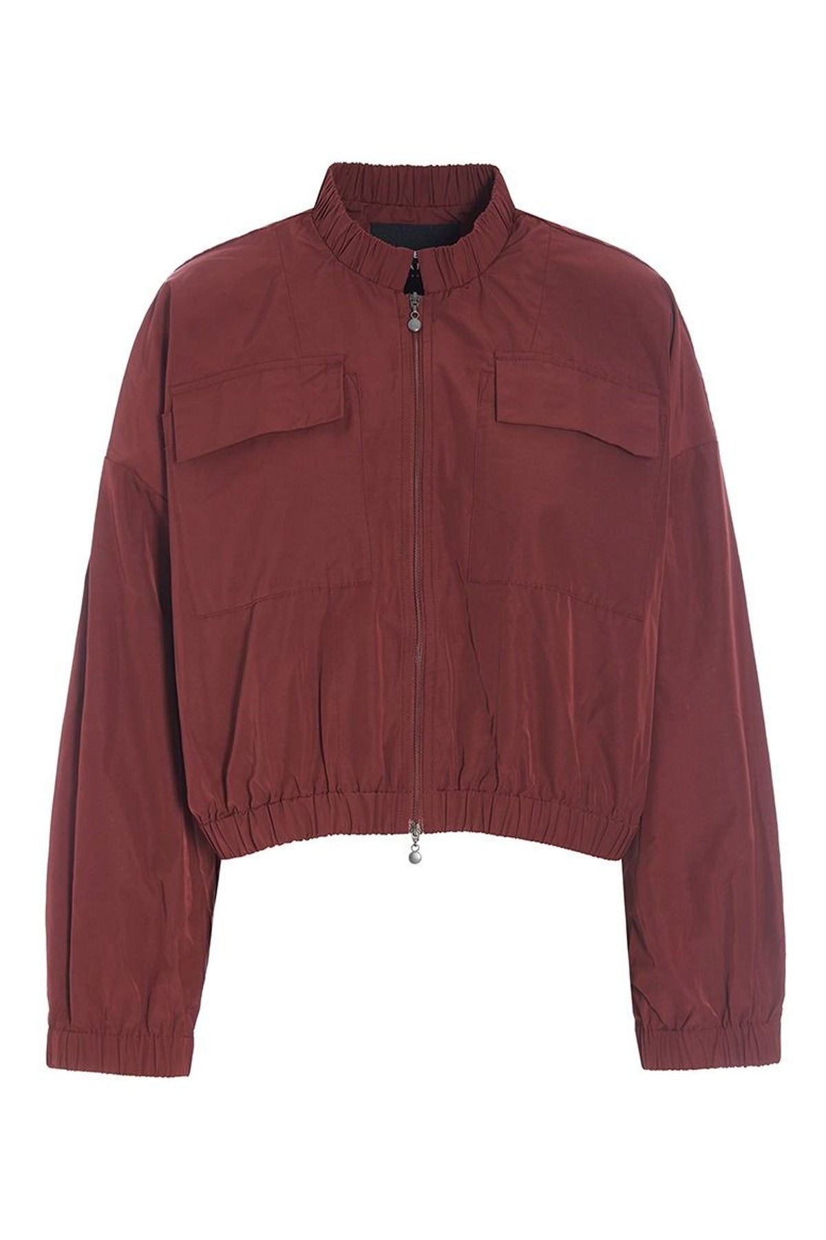 Fukkura poplin bomberjacka Maroon - 256-2380-5303