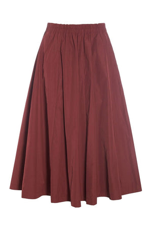 Fukkura poplinkjol Maroon - 256-2380-5305