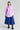 Fukkura poplinkjol Twilight Blue - 256-2380-5305