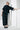 Fukkura poplinbyxor med passpoal BLACK/IVORY BIESSE - 256-2380-5307