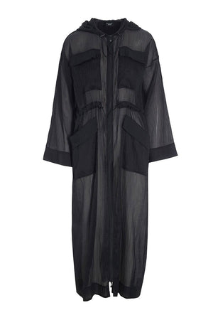 Sukasu-klänning med huva Black - 256-2402-5321
