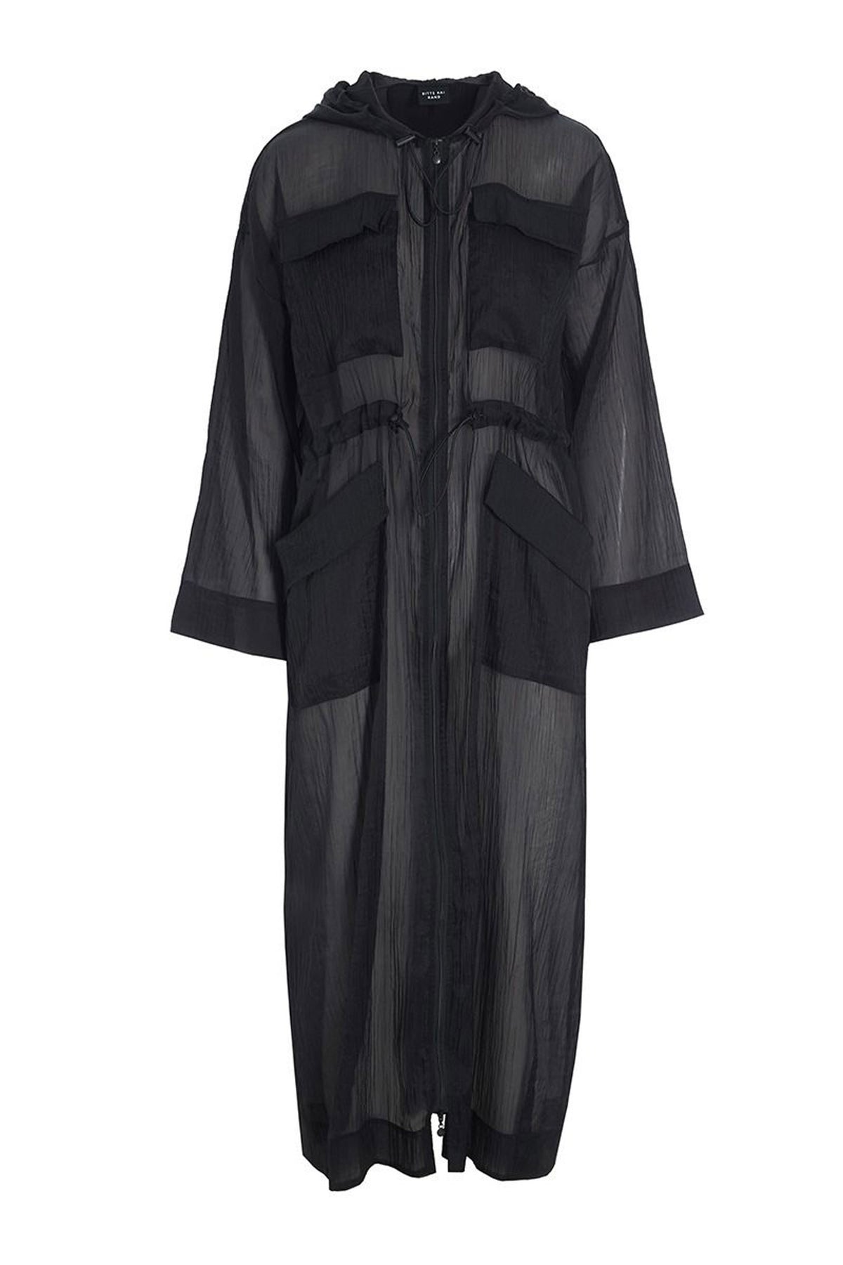 Sukasu-klänning med huva Black - 256-2402-5321