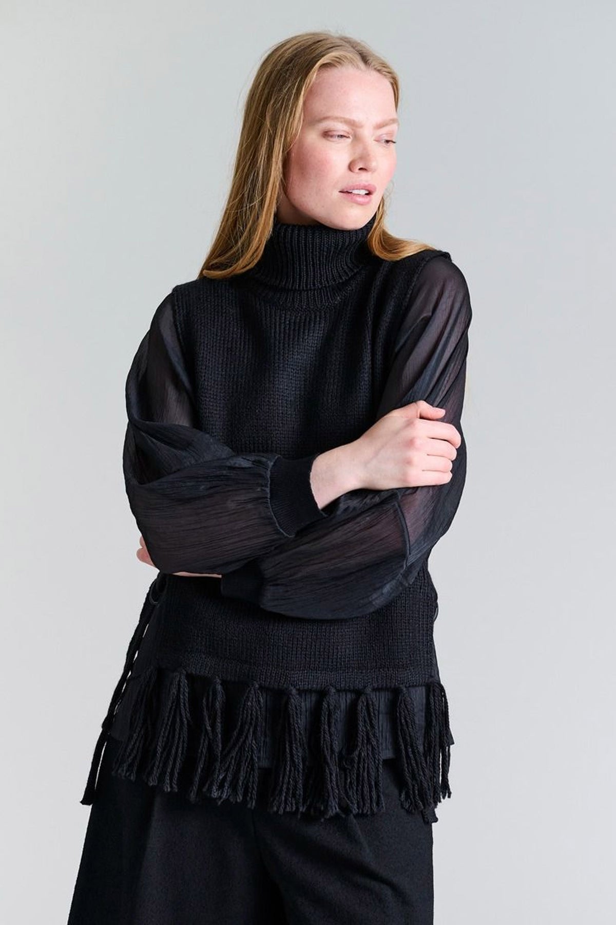 Sukasu raglanblus Black - 256-2402-5322