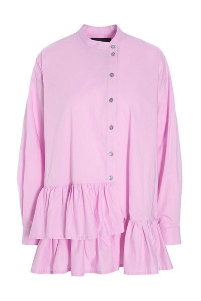 Core cotton volangskjorta Candyfloss Thumbnail