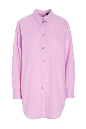 Core cotton-skjorta med knäppning Candyfloss - 256-2226-5327