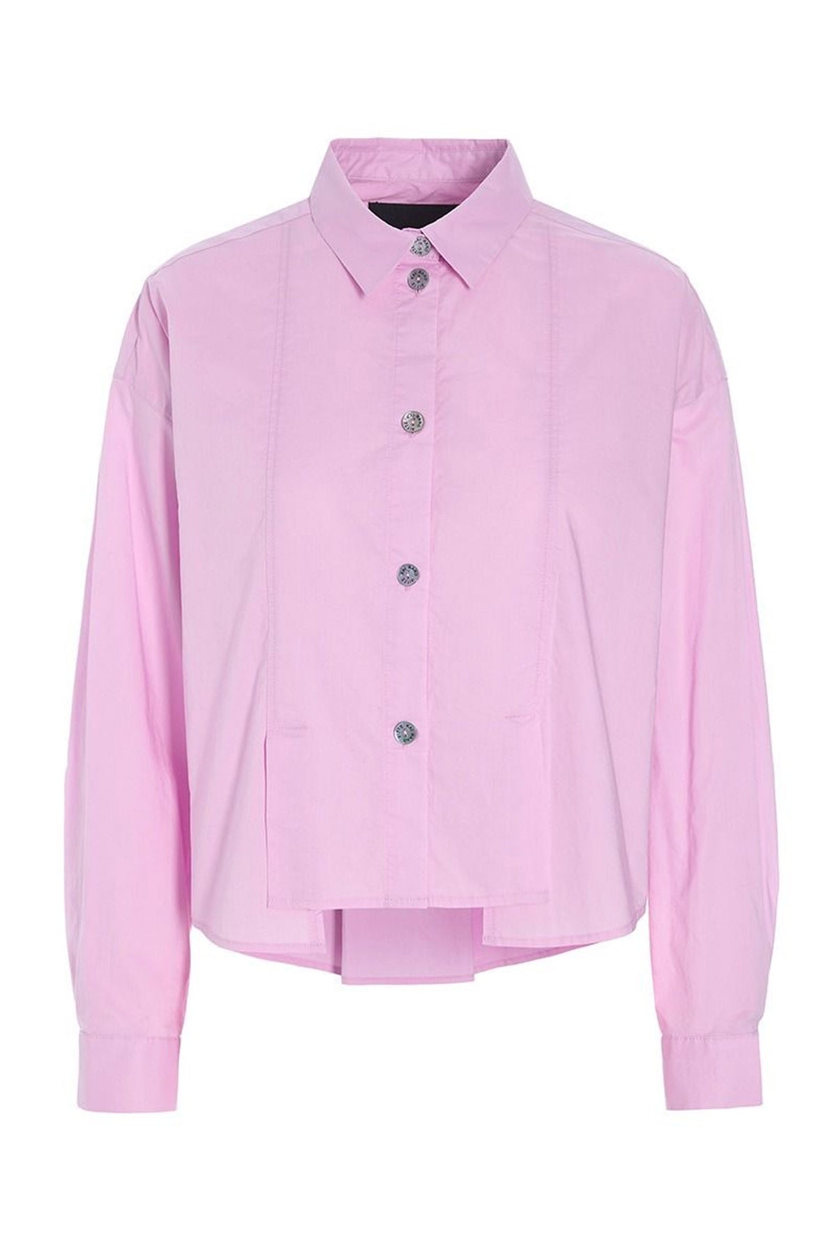 Core cotton-skjorta med veck Candyfloss - 256-2226-5328
