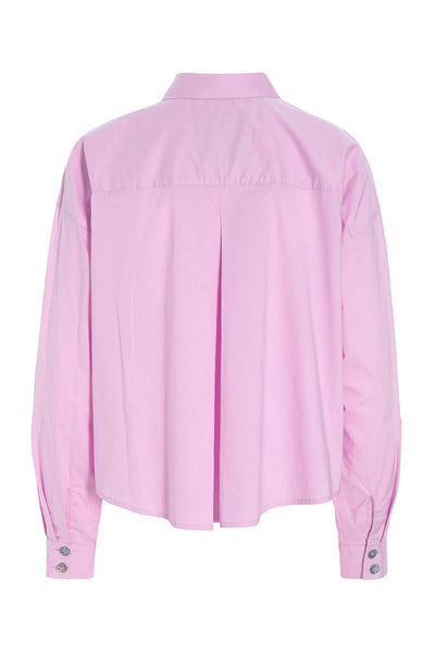 Core cotton-skjorta med veck Candyfloss - 256-2226-5328 Thumbnail