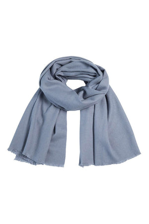 Block wool scarf Steel Blue - 256-5118-5336