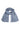 Block wool scarf Steel Blue - 256-5118-5336