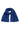 Block wool scarf Twilight Blue - 256-5118-5336